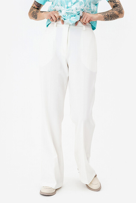 Spodnie DILAR-H. Spodnie. Kolor: biały. #3042127