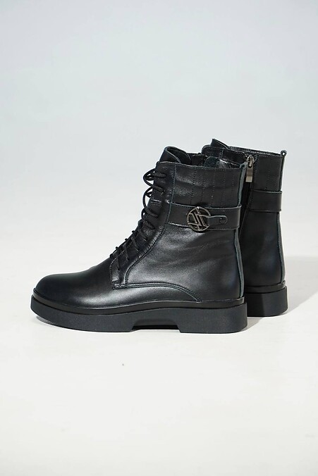 Winter boots black from - low step - #4207148