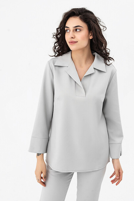 Блуза NILS. Блузы, рубашки. Цвет: серый. #3042156