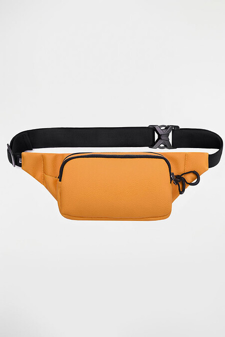 Waist Pack STINGER | eco-leather yellow 3/19. Belt bags. Color: yellow. #8011159