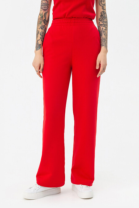 Spodnie ELA. Spodnie. Kolor: czerwony. #3042163