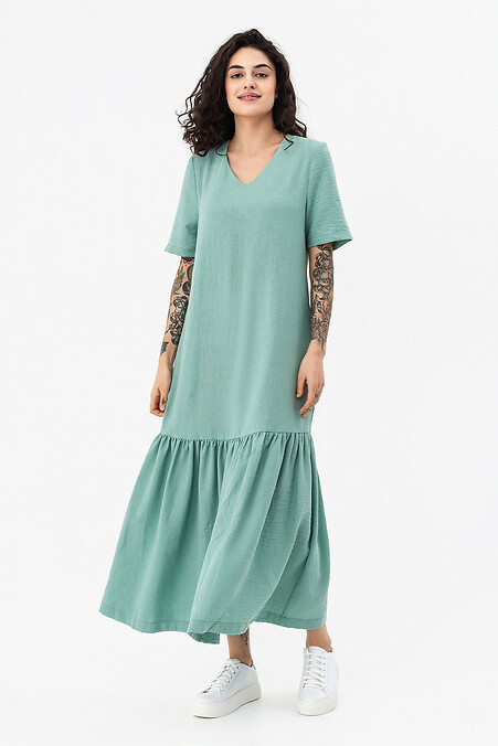 Dress AVIT. Dresses. Color: green. #3042169