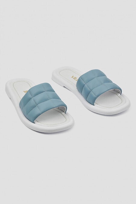 Comfortable leather slippers - #4206169