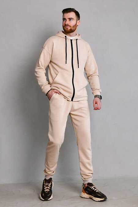 Men's suit with zipper TM Zipper Petlia Sand - #8034170
