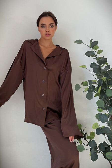 Damen-Seidenpyjama „Hugs“ - #8049171