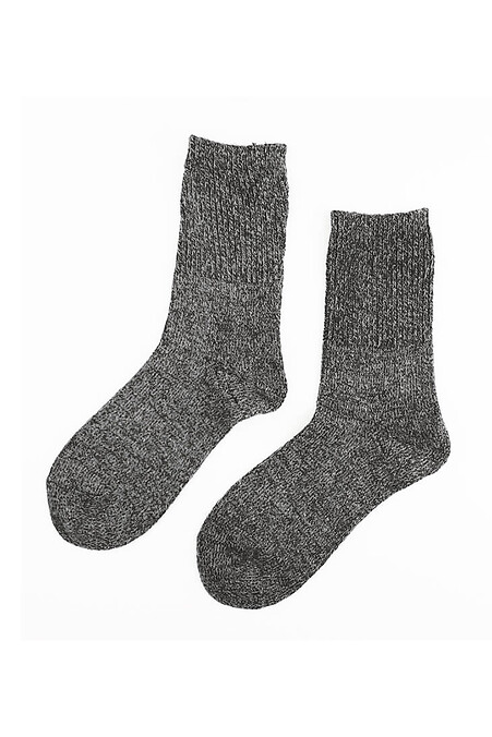Warm woolen high socks. Golfs, socks. Color: gray. #8041173
