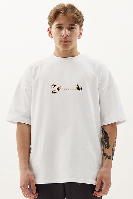 T-Shirt LUCAS ПРИМАРА. T-Shirts. Farbe: weiß. #9000175