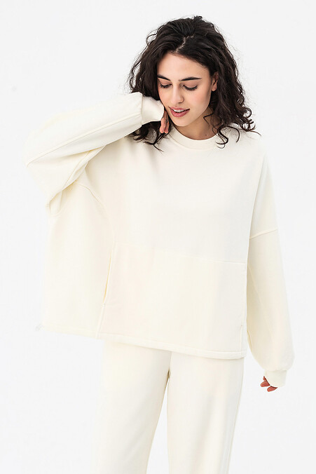 Sweatshirt NARI. Jackets and sweaters. Color: white. #3042178