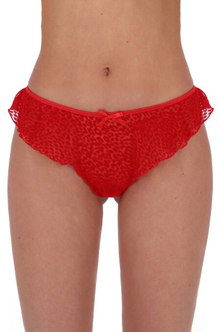 Panties with lace. Panties. Color: red. #4027180