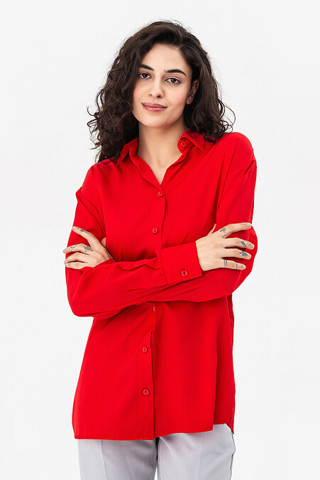 Сорочка REGIS. Блузи, сорочки. Колір: червоний. #3042183