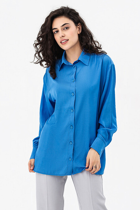 REGIS-Shirt. Blusen. Farbe: blau. #3042184