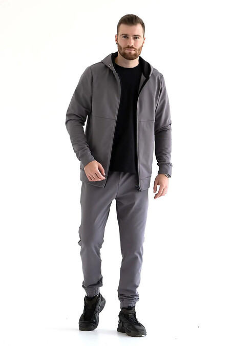 Men's Zip-Up Tracksuit Sport 2 Ash - #8034184