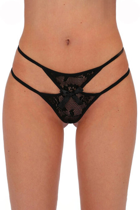 Thong panties "Rosca". Panties. Color: black. #4027185