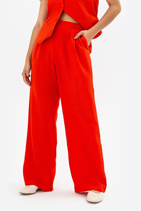 Trousers NATA-H. Trousers, pants. Color: red. #3041187