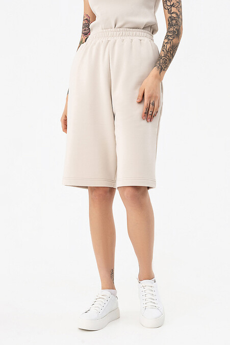 Shorts AKSA-HR. Shorts and breeches. Color: beige. #3042195