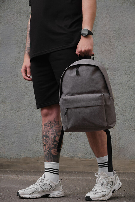 Rucksack ohne kompakten grauen Mann - #8049195