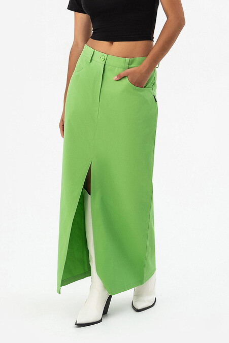 Skirt EJEN. Skirts. Color: green. #3041196