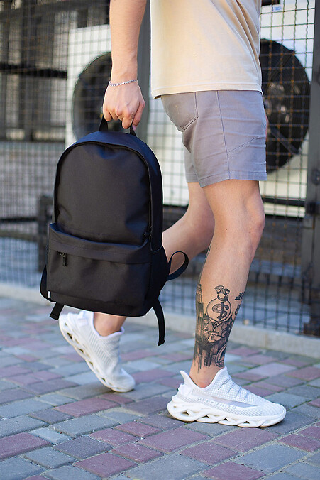 Чоловічий Повсякденний Рюкзак Шкільний Basic Black - #8055212