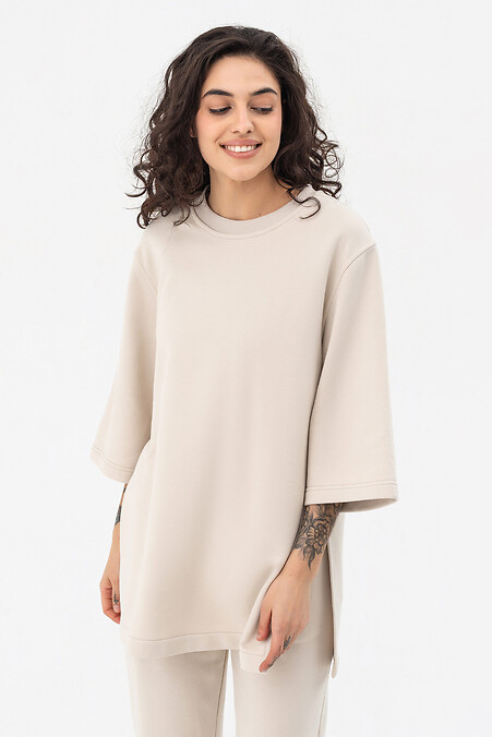 T-Shirt mit langen Ärmeln. - #3042215