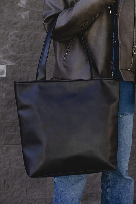 Shopper-Tasche Michelle Skin Schwarz. Käufer. Farbe: das schwarze. #8049216