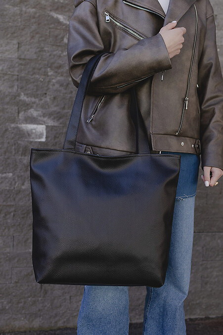 Shopper Bag Michelle Skin Сrocodile Black. Shoppers. Color: black. #8049217