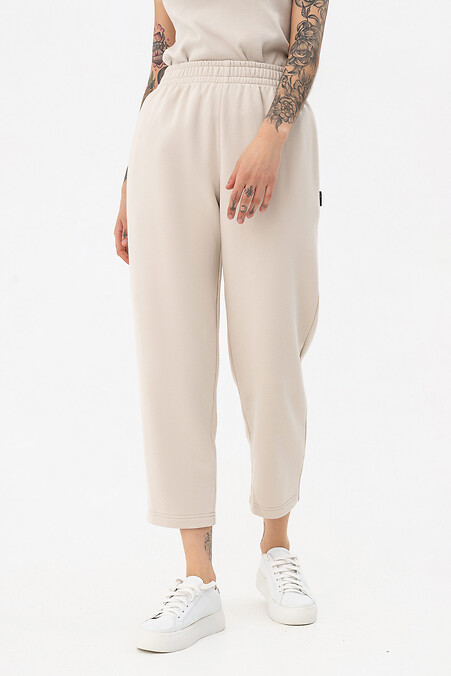Pants RUBI-H1. Trousers, pants. Color: beige. #3042218
