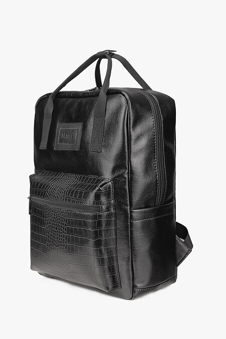 Рюкзак-сумка з екошкіри - #8010227