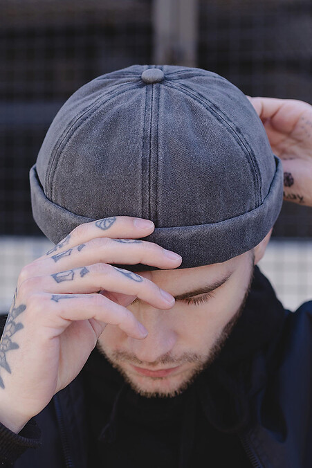 Men's Docker Cap Monarch Gray. Hats, berets. Color: gray. #8049234