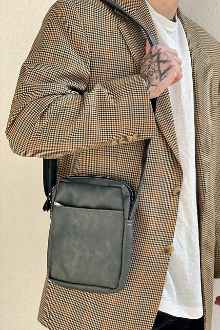 Universelle Umhängetasche "Mini". Umhängetasche. Farbe: grau. #8038235