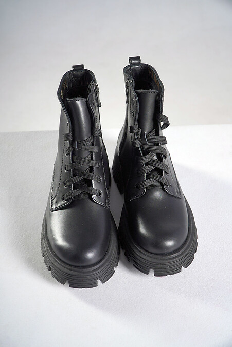 Women's black winter boots. Boots. Color: black. #4206236