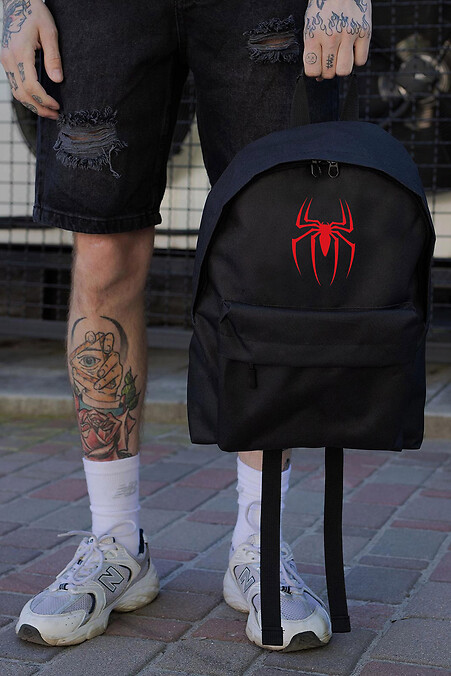 Casual School Backpack for Boys Without Compact With Print Spider-Man Black - #8055238