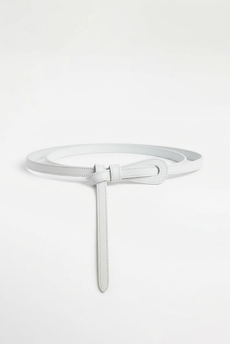 Жіночий пасок білого кольору - #3300245