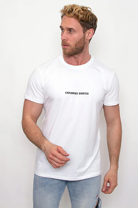 Herren-T-Shirt Explorer Weiß - #8034250