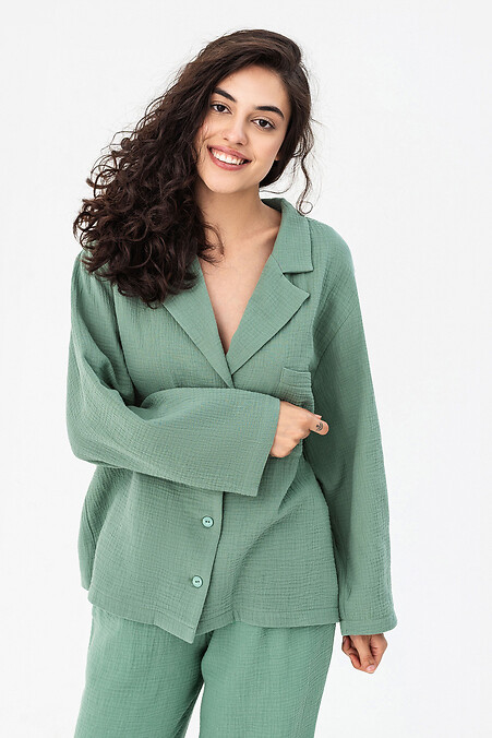 Heimtrikot FLEUR. Blusen. Farbe: grün. #3042264