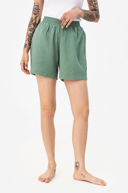 House shorts FLEUR-HR. Shorts and breeches. Color: green. #3042269