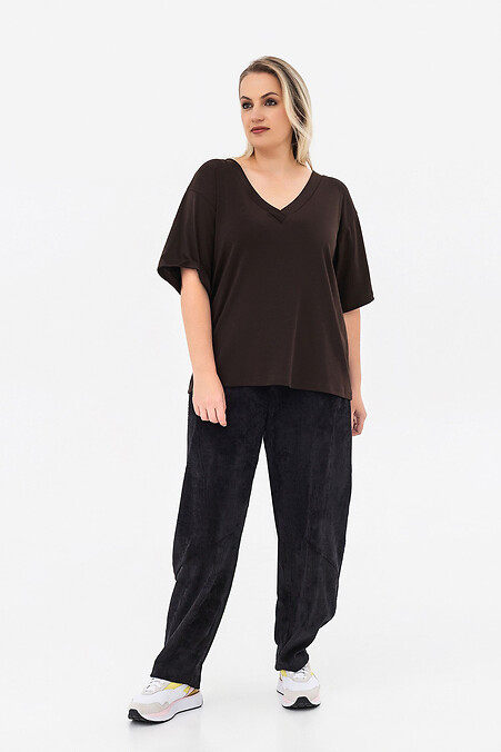 VOLYA Braunes T-Shirt - #3044270