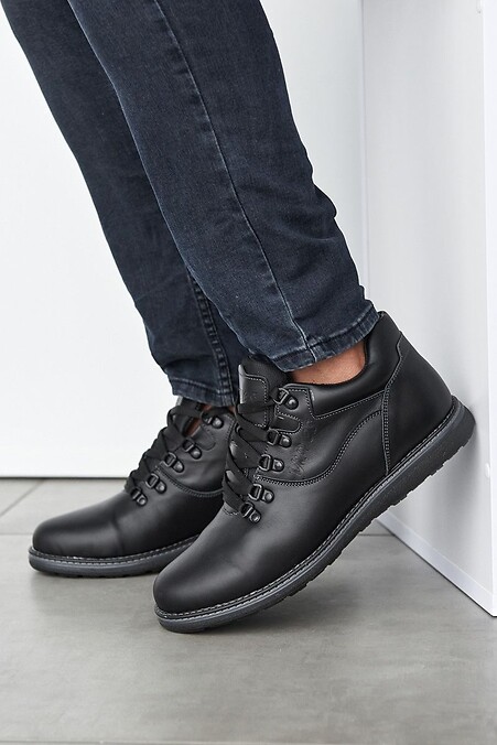 Мужские ботинки. Ботинки. Цвет: черный. #8019270