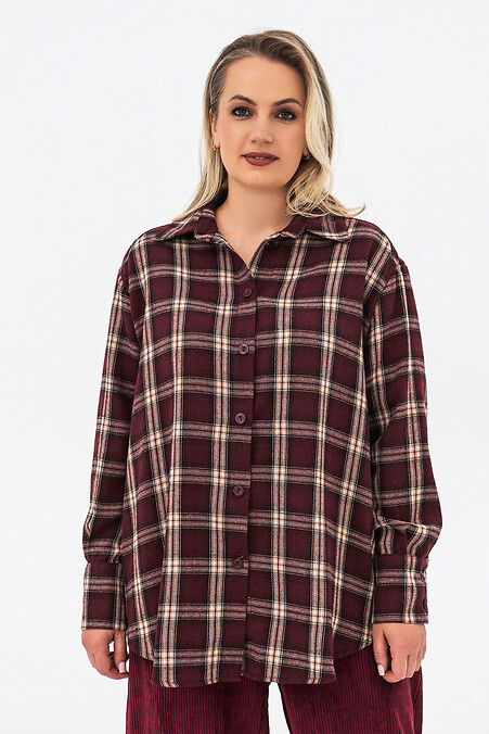 SLEN Shirt Burgundy - #3044271