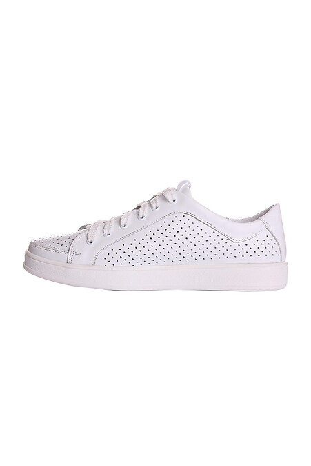 Summer white perforated sneakers. Sneakers. Color: white. #4205276