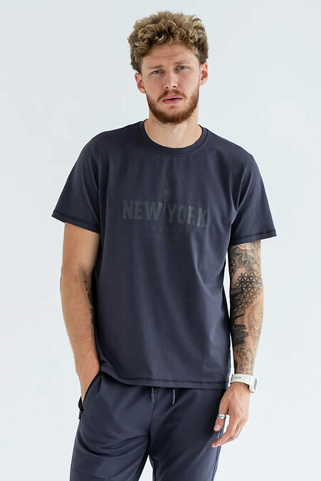 Herren-T-Shirt New York Ash - #8034277
