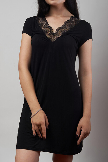 Women's nightgown. Night, home. Color: black. #4028280