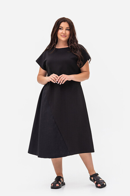 Plain dress DOUBLE below the knee - #3043286