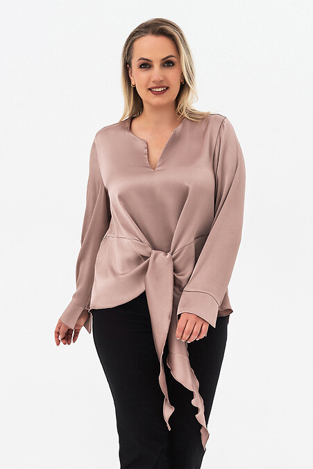 ELIF Brown Blouse - #3044288