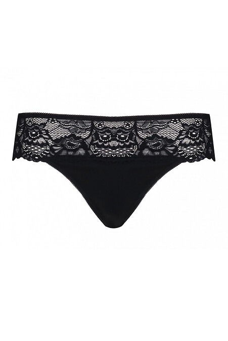 Women's thong briefs. Panties. Color: black. #4024297