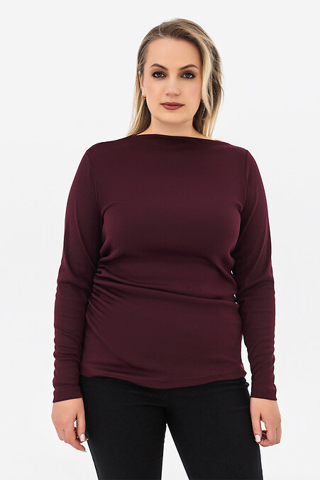 BANI Burgunderrotes Langarmshirt - #3044300