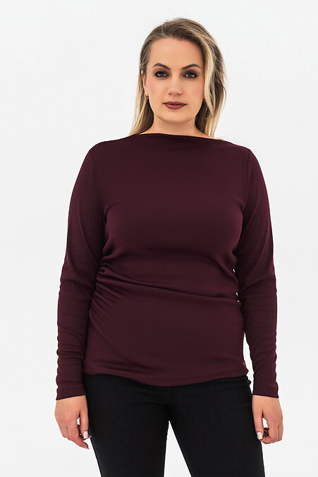 BANI Burgunderrotes Langarmshirt - #3044300