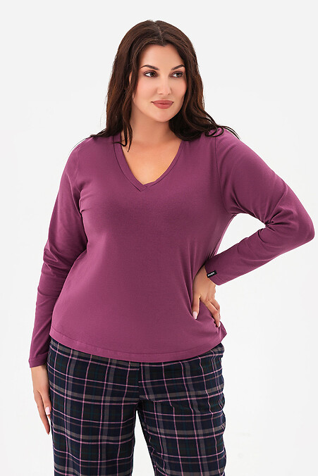 Longsleeve NIA-2 burgundy - #3043302