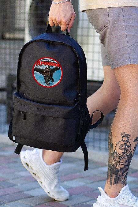 Lässiger Schulrucksack für Jungen mit Aufdruck How to Train Your Dragon Schwarz - #8055302