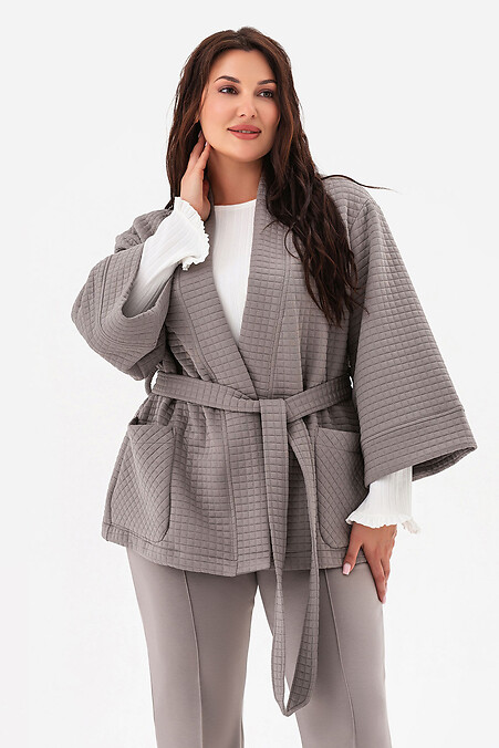 Strickjacke SQUARE grau - #3043312