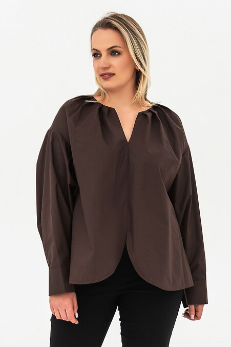 MIA Brown Blouse - #3044312